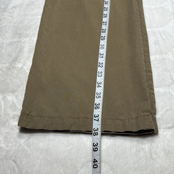 Thread & Supply Women’s Tan Wide Leg Cone Pocket Pants Size M High Waist - Picture 7 of 12